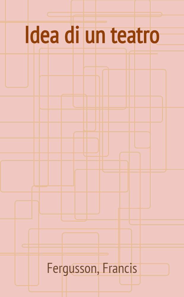 Idea di un teatro