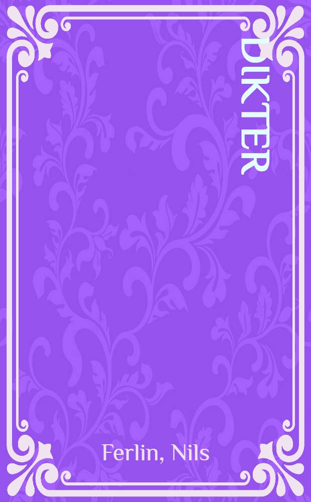 Dikter