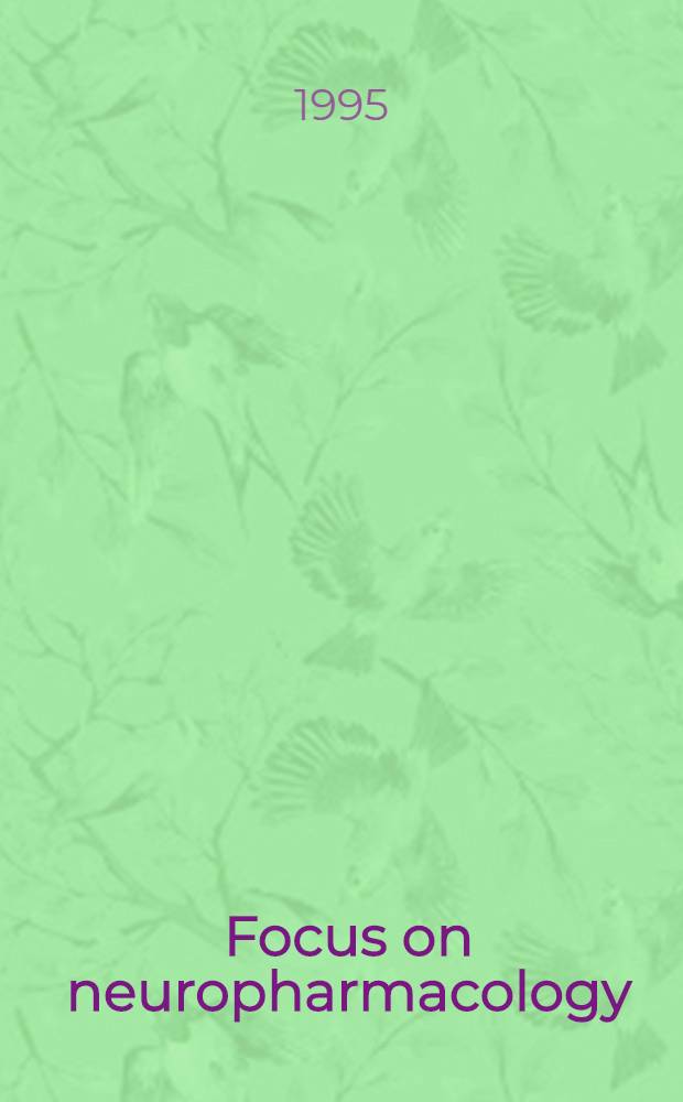 Focus on neuropharmacology : In commemoration of the 175th birthday of Rudolf Buchheim