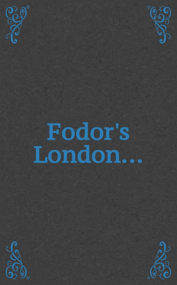 Fodor's London ...