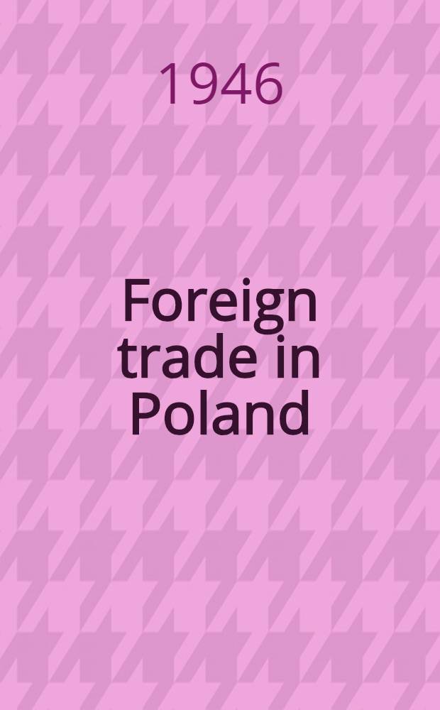 Foreign trade in Poland