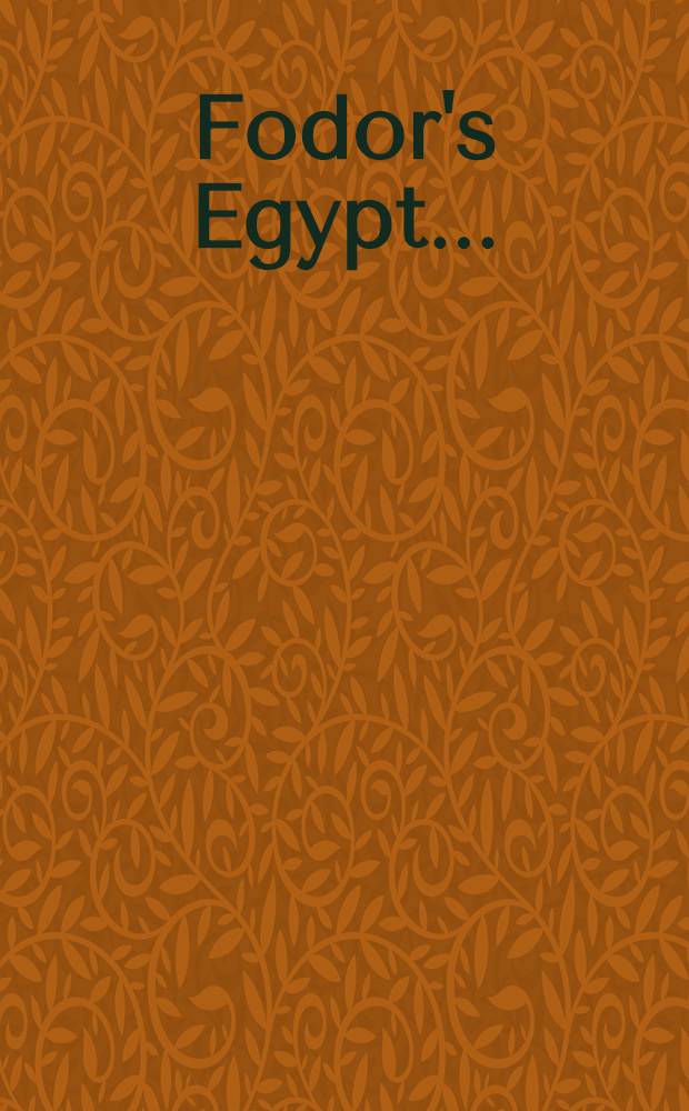 Fodor's Egypt ..