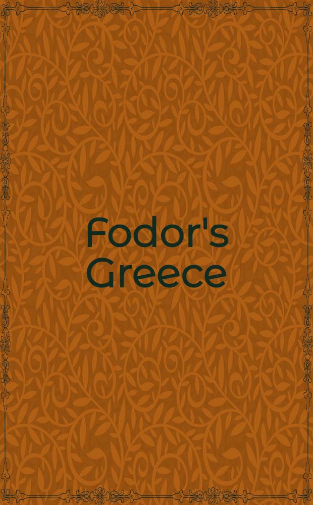 Fodor's Greece