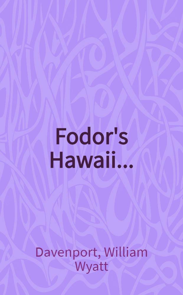 Fodor's Hawaii ...