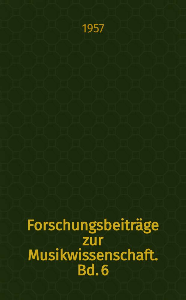 Forschungsbeitr&auml;ge zur Musikwissenschaft. Bd. 6 : Igor Strawinskys sakraler Gesang
