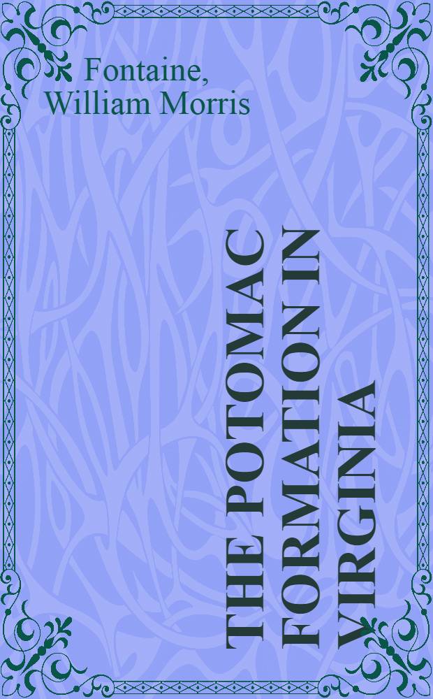 The Potomac formation in Virginia