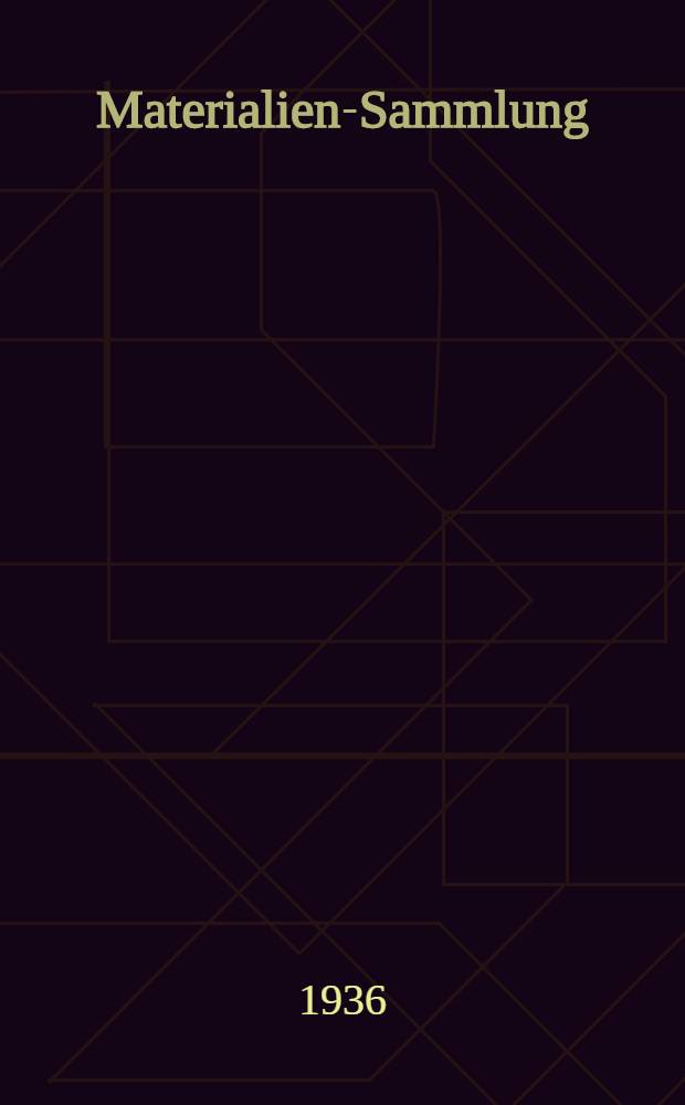 Materialien-Sammlung