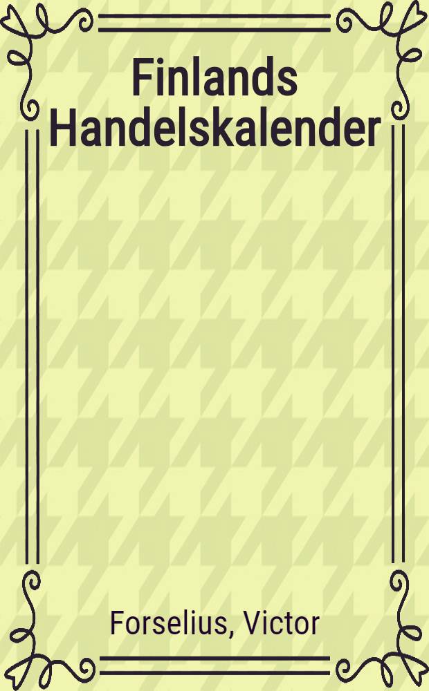 Finlands Handelskalender