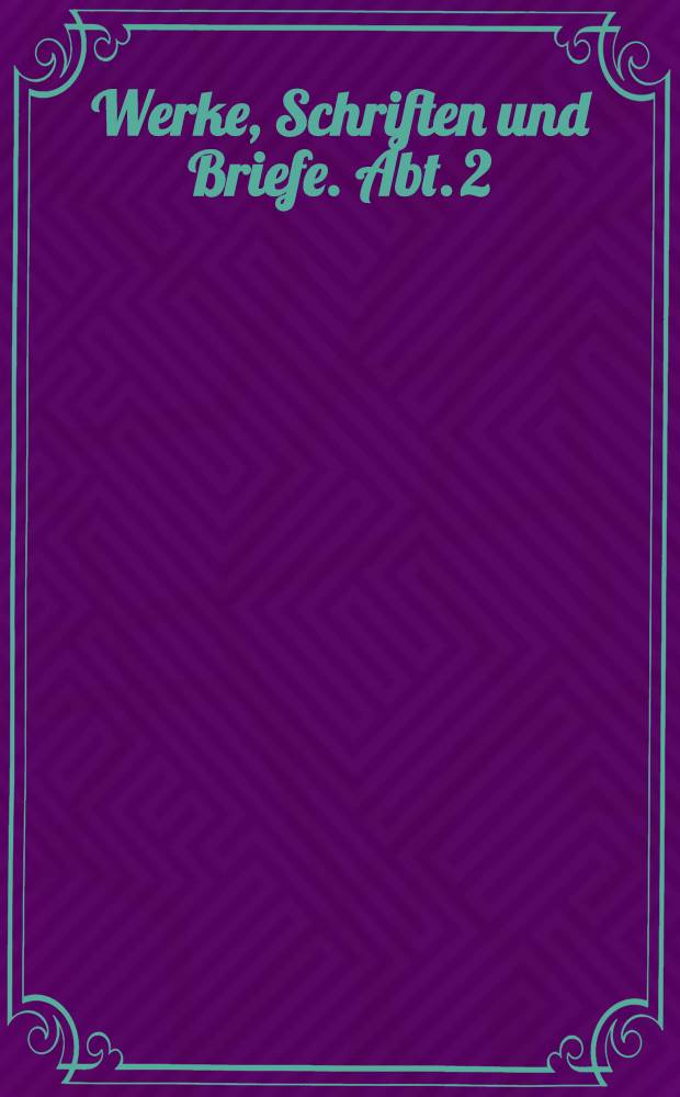 Werke, Schriften und Briefe. Abt. 2 : Wanderungen durch die Mark Brandenburg