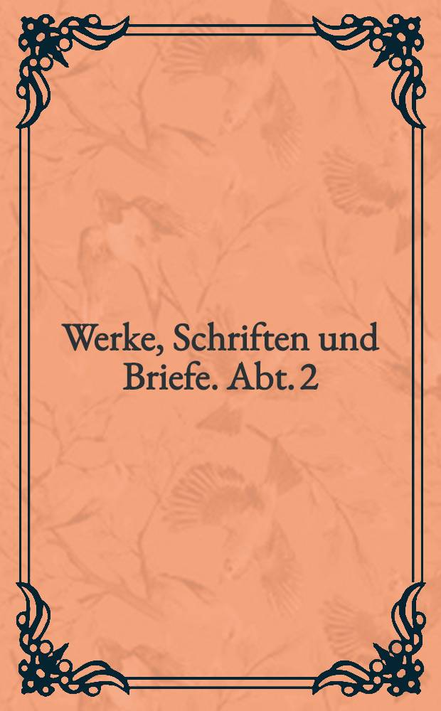 Werke, Schriften und Briefe. Abt. 2 : Wanderungen durch die Mark Brandenburg