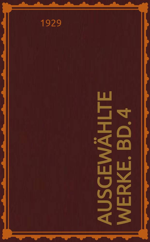 Ausgewählte Werke. Bd. 4 : Stine ; Irrungen Wirrungen ; Frau Jenny Treibel
