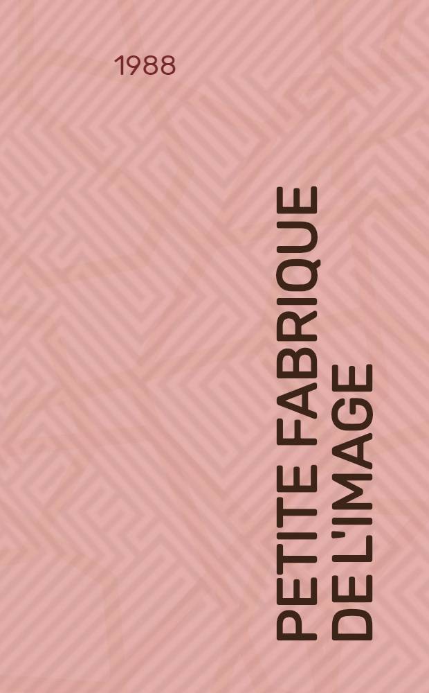 Petite fabrique de l'image : Parcours théorique & thématique : 180 exercices