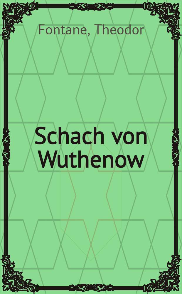 Schach von Wuthenow