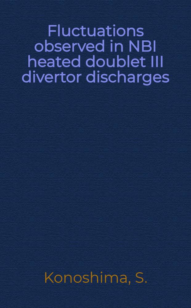Fluctuations observed in NBI heated doublet III divertor discharges