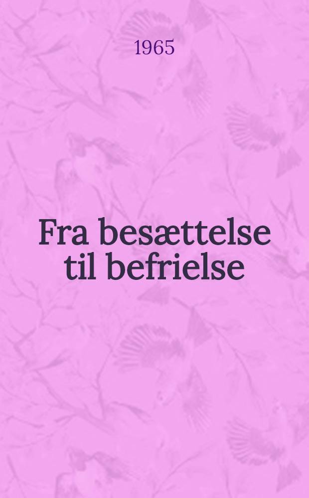 Fra besættelse til befrielse
