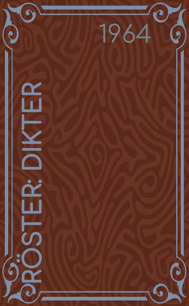 Röster : Dikter