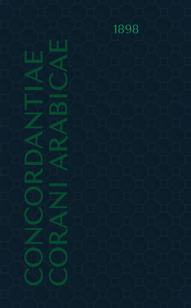 Concordantiae Corani Arabicae