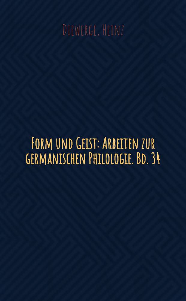 Form und Geist : Arbeiten zur germanischen Philologie. Bd. 34 : Jacob Grimm und das Fremdwort