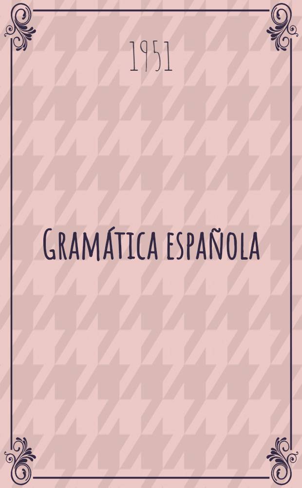 Gramática española