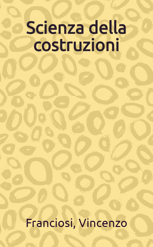 Scienza della costruzioni