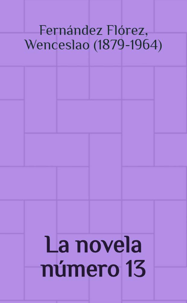 La novela número 13