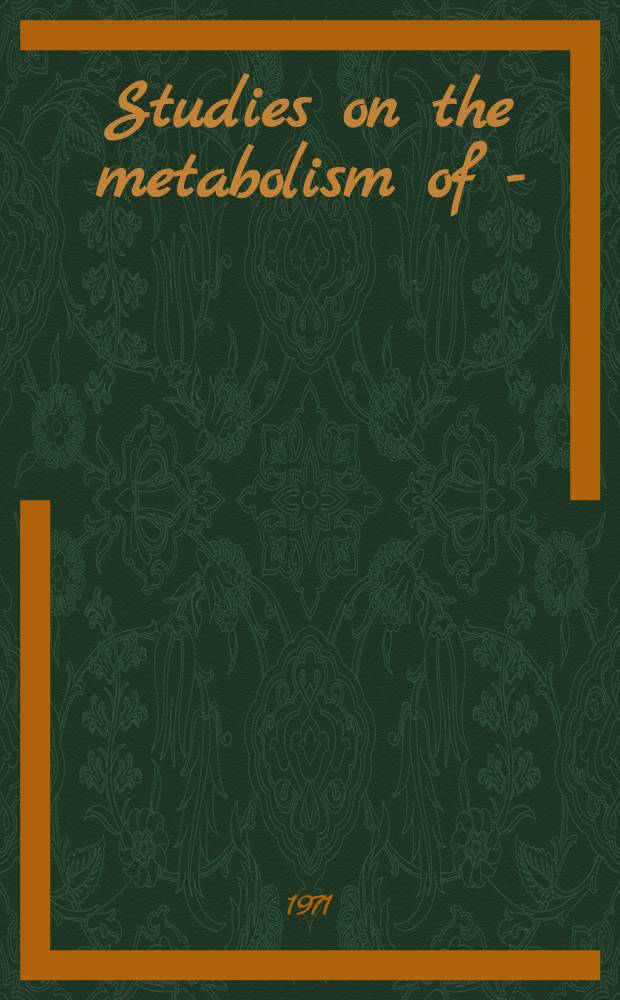 Studies on the metabolism of 2-(2-Furyl) benzimidazole in certain mammals