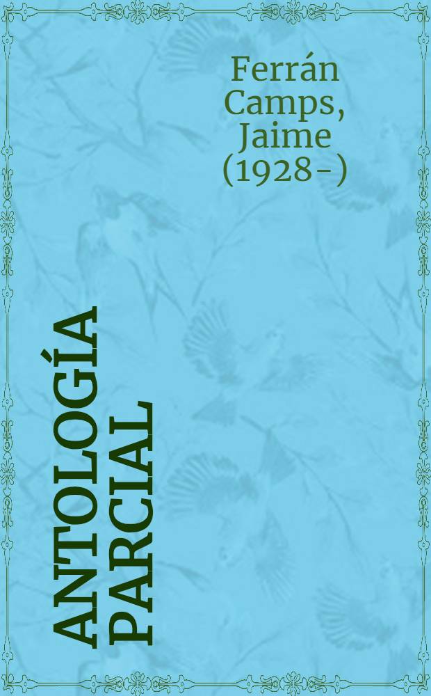 Antología parcial