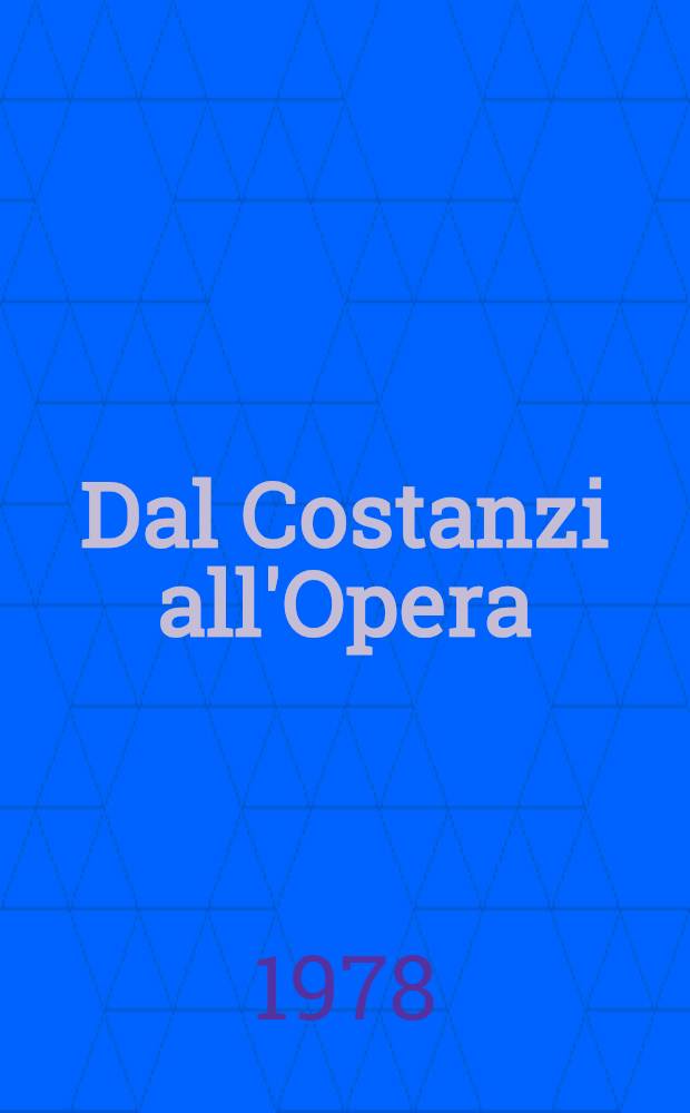 Dal Costanzi all'Opera : Cronache rec. e doc. In 4 vol. Vol. 3