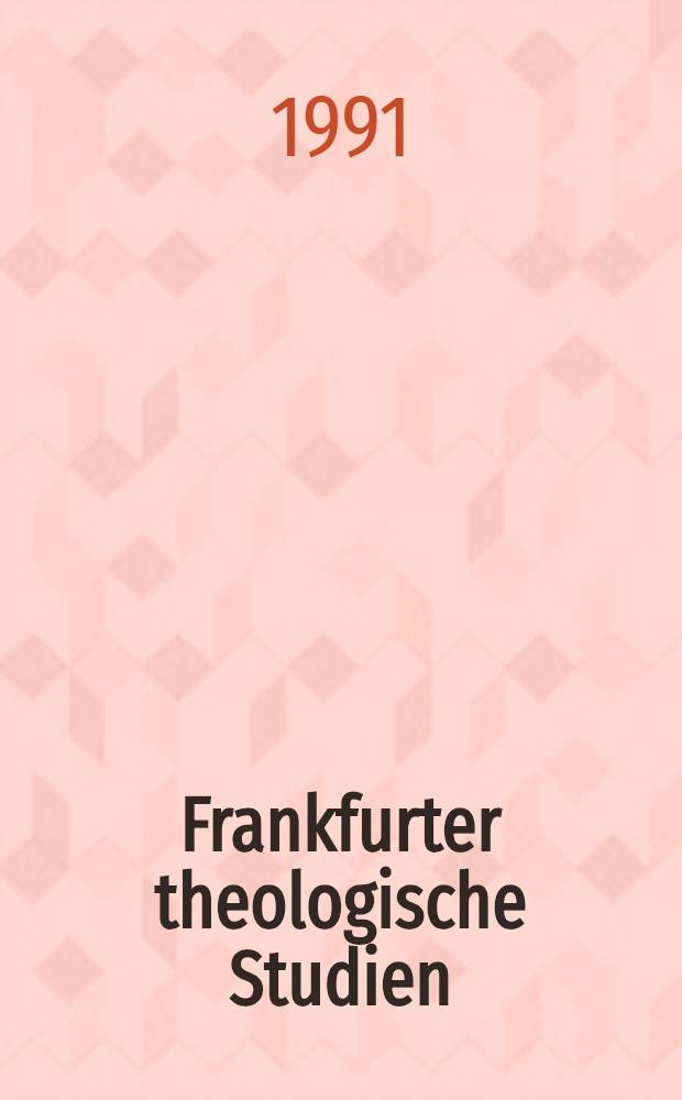 Frankfurter theologische Studien