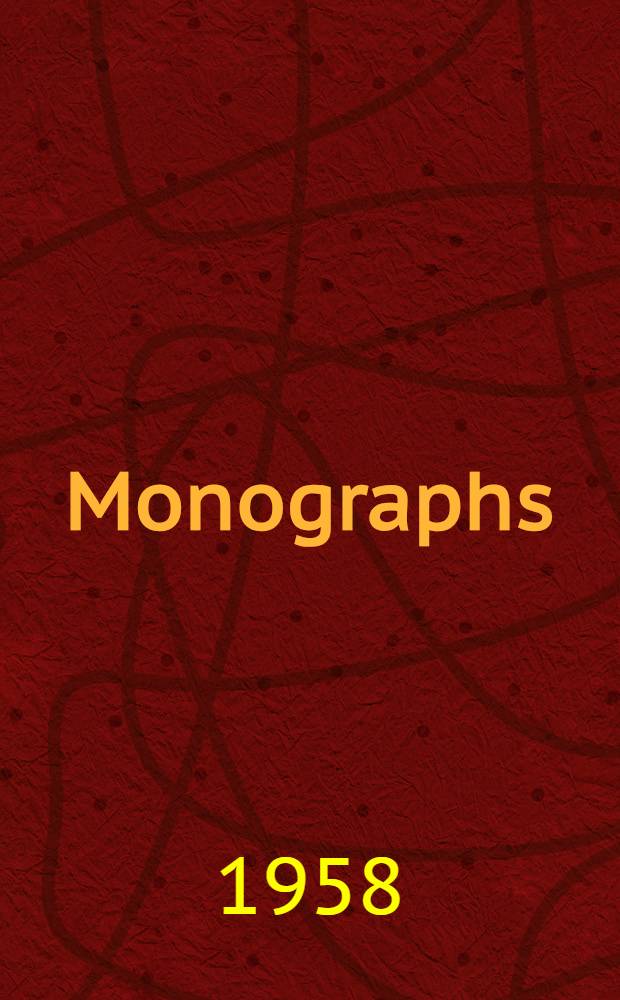 [Monographs]
