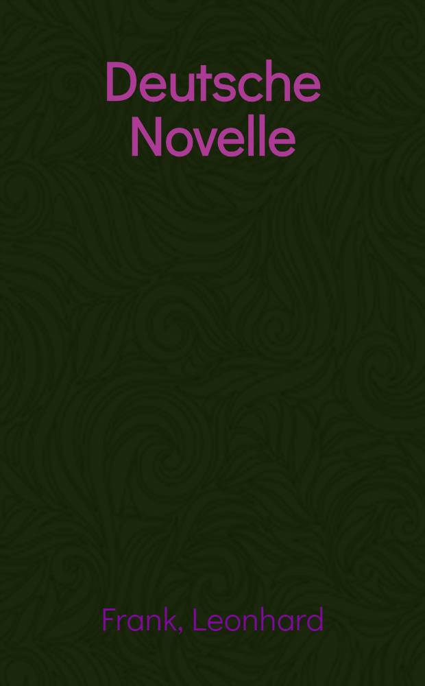 Deutsche Novelle