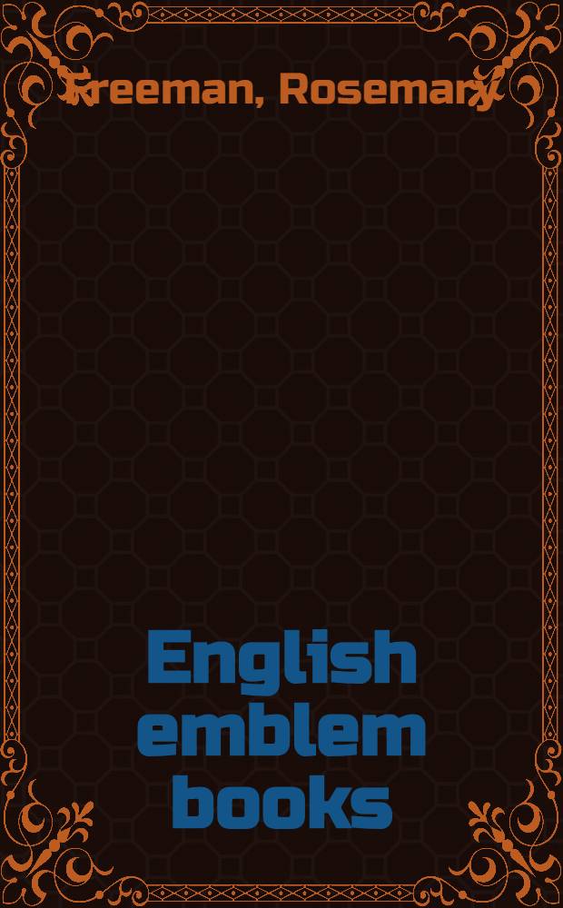 English emblem books