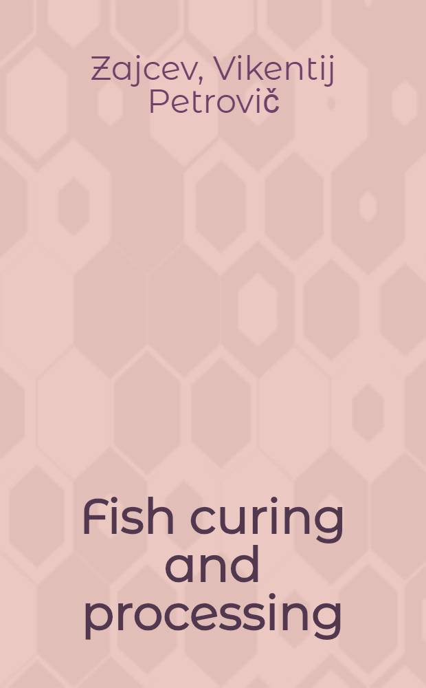 Fish curing and processing