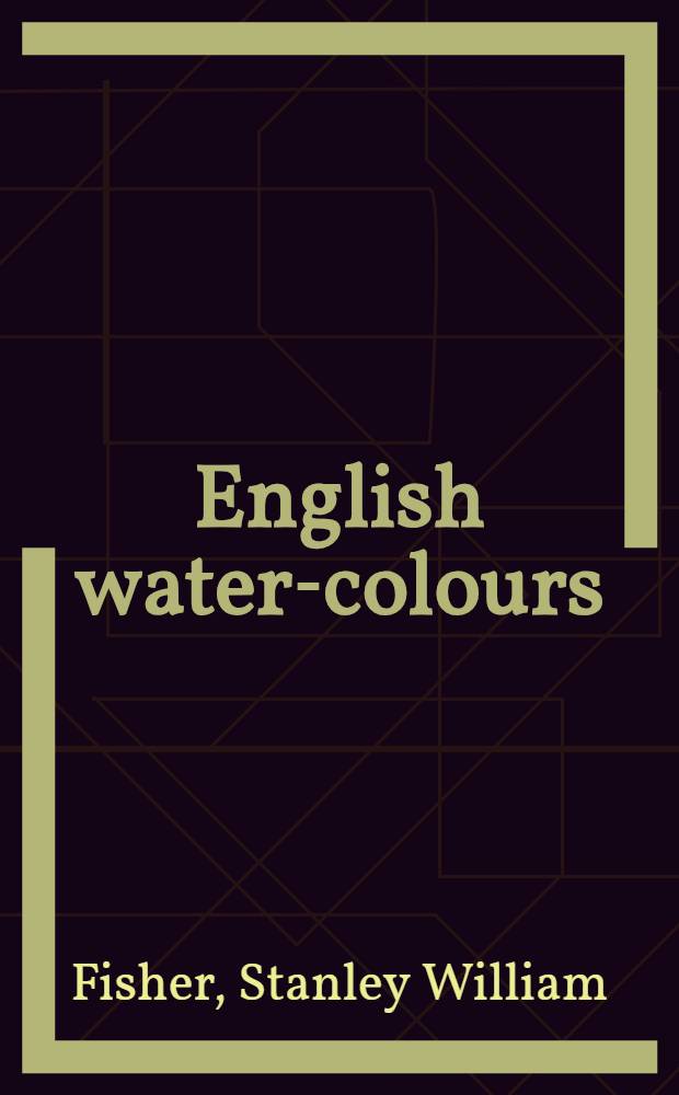 English water-colours