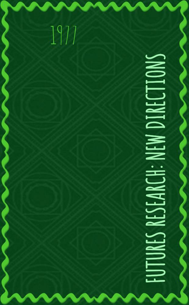 Futures research : New directions