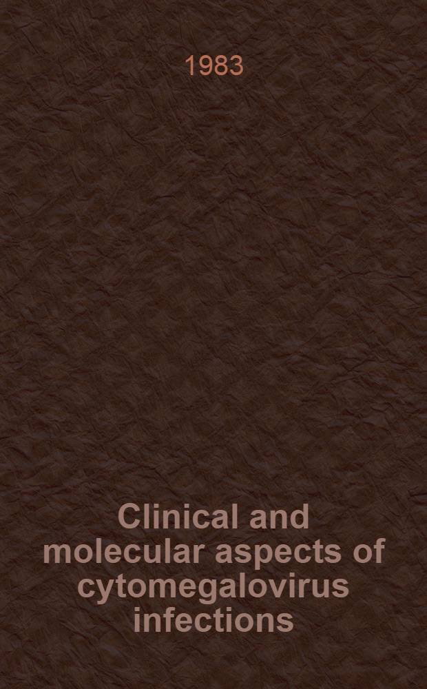 Clinical and molecular aspects of cytomegalovirus infections : Akad. avh