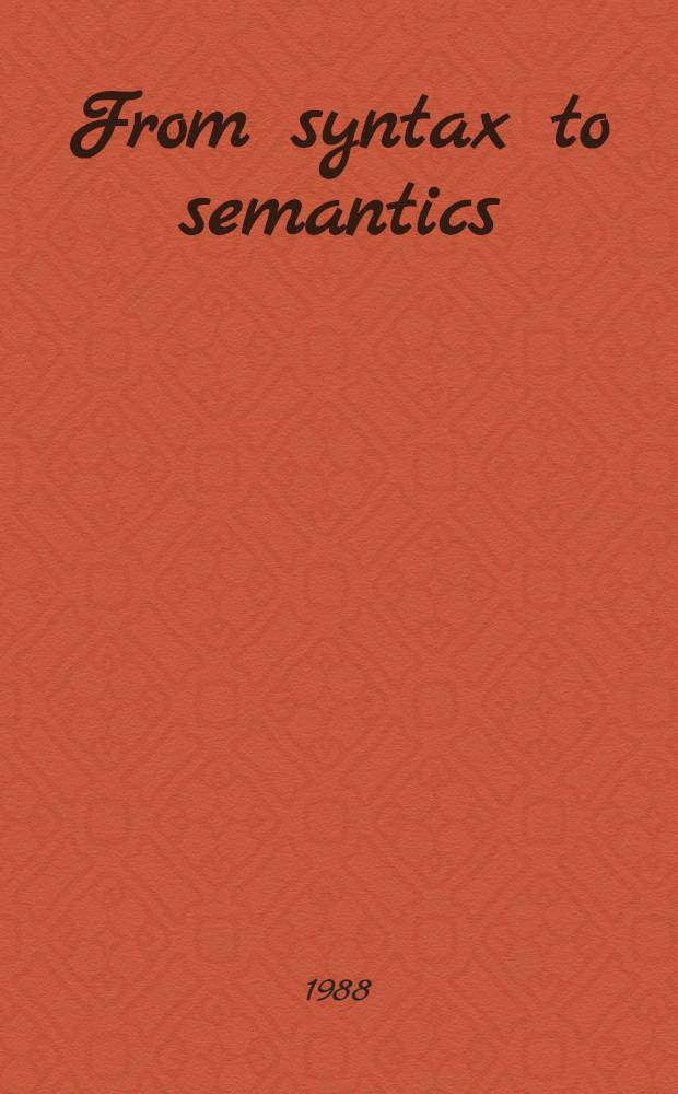 From syntax to semantics : Insights from machine transl