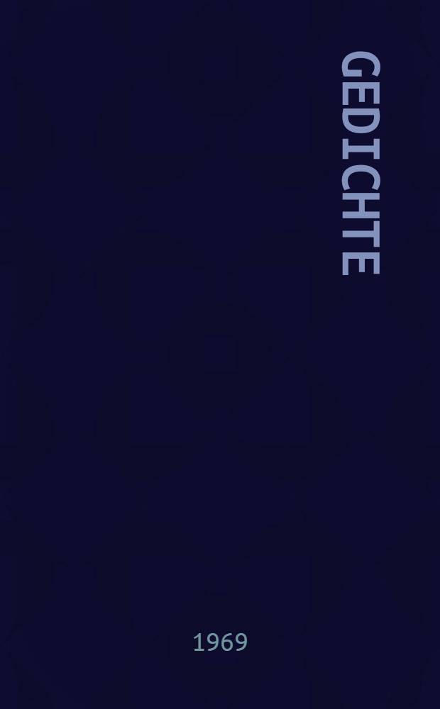 [Gedichte]