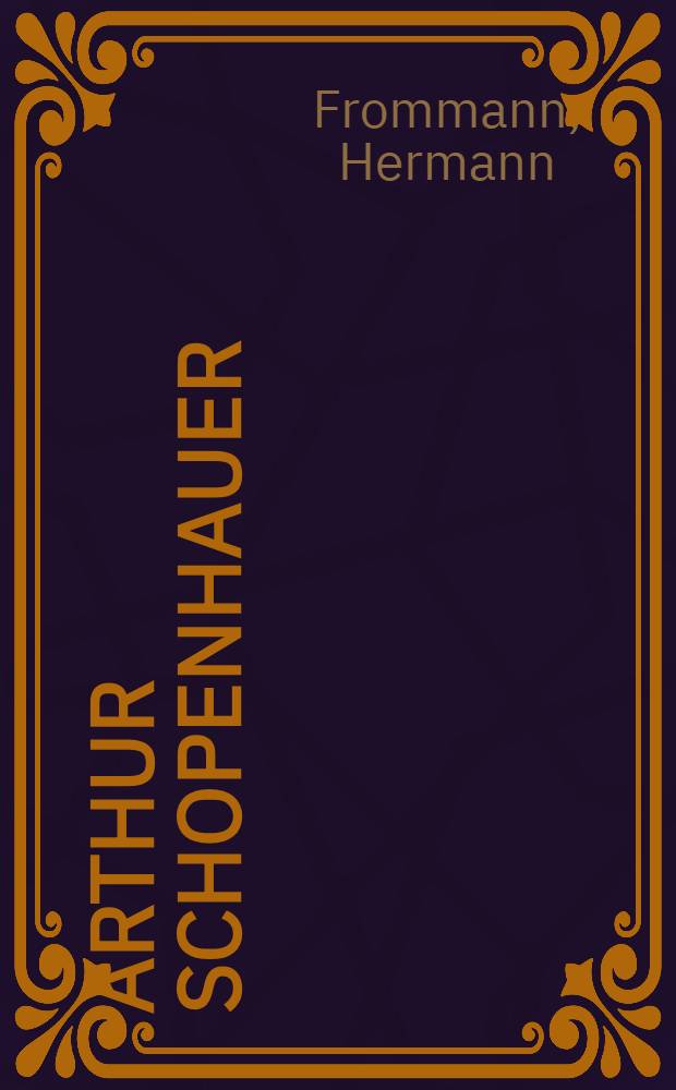 Arthur Schopenhauer