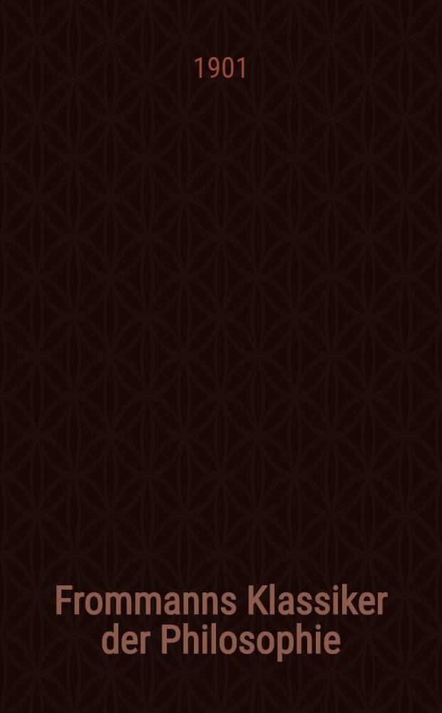 Frommanns Klassiker der Philosophie