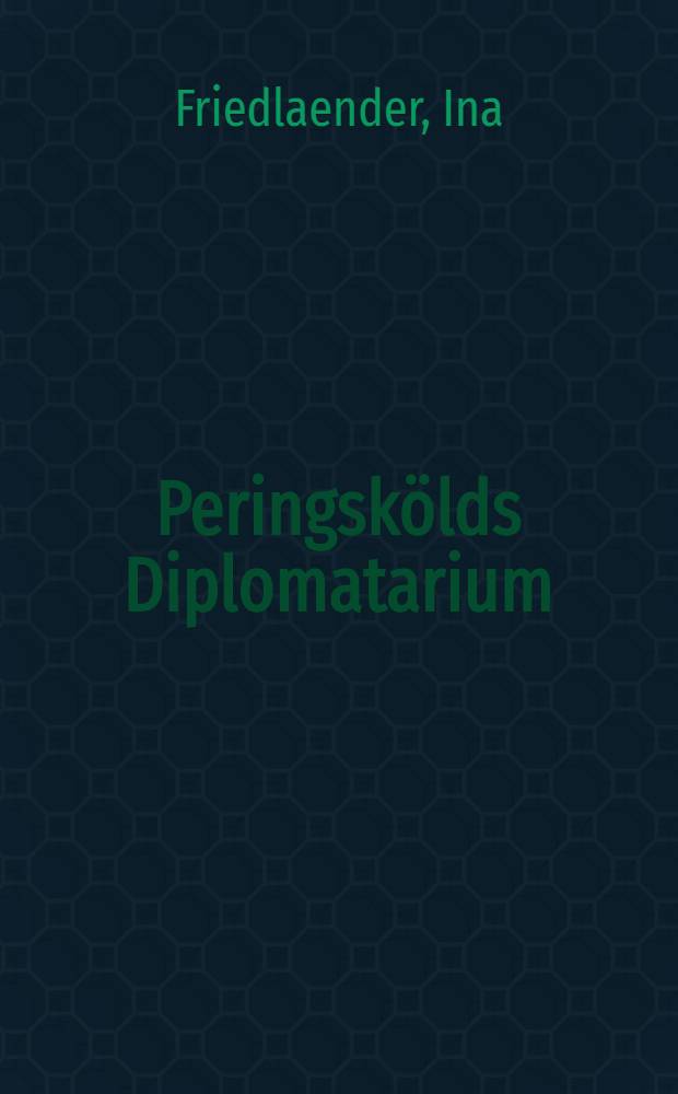 Peringskölds Diplomatarium