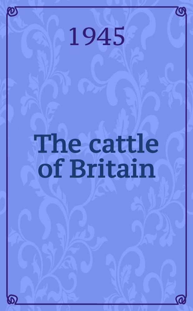 The cattle of Britain