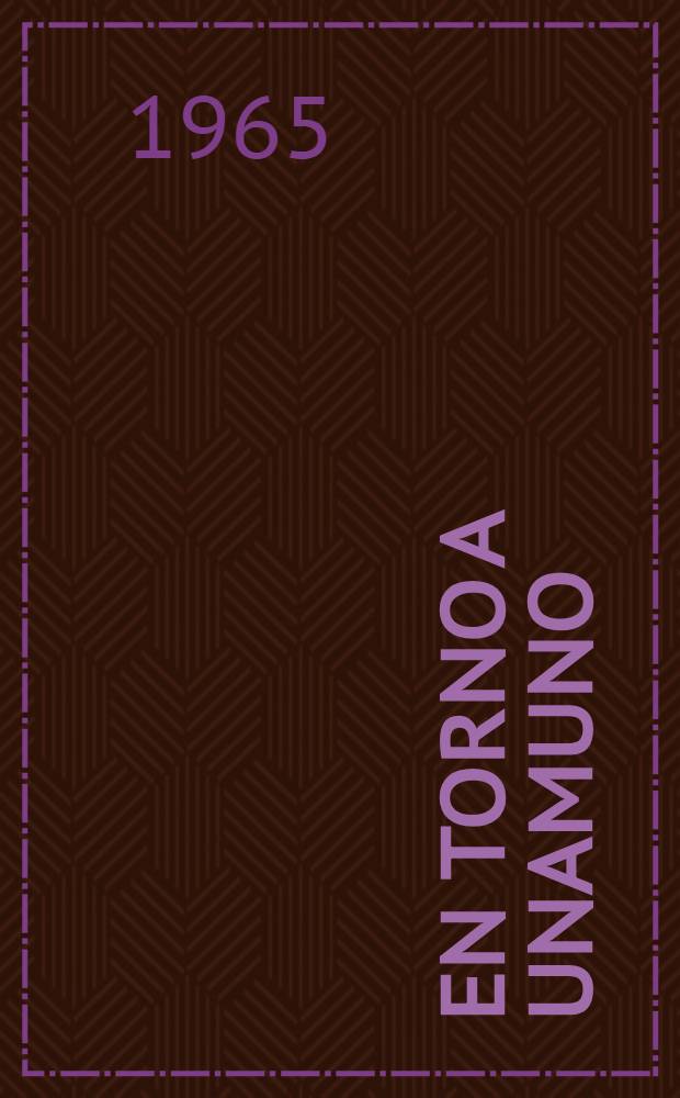 En torno a Unamuno