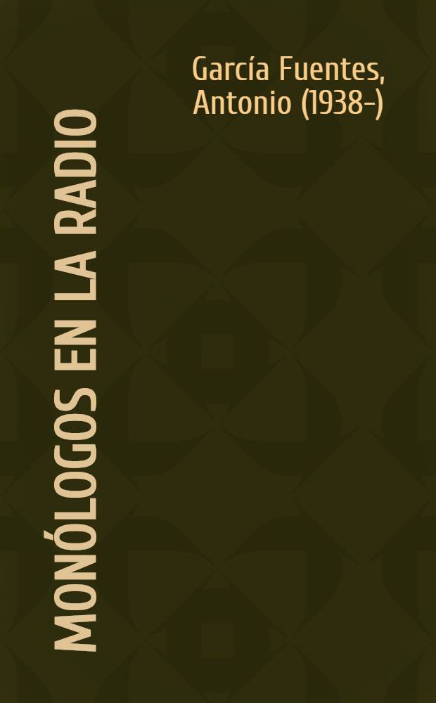 Monólogos en la radio