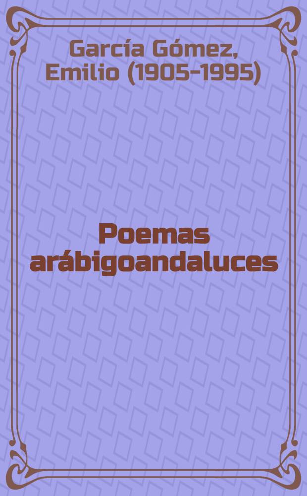 Poemas arábigoandaluces