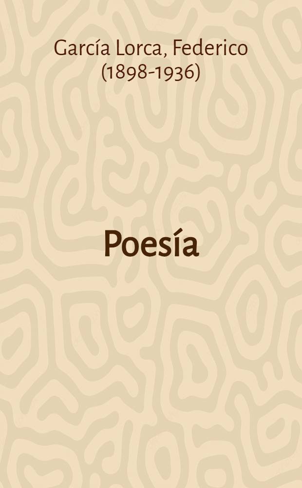 Poesía