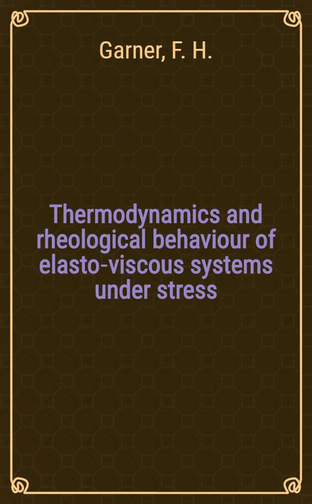 Thermodynamics and rheological behaviour of elasto-viscous systems under stress