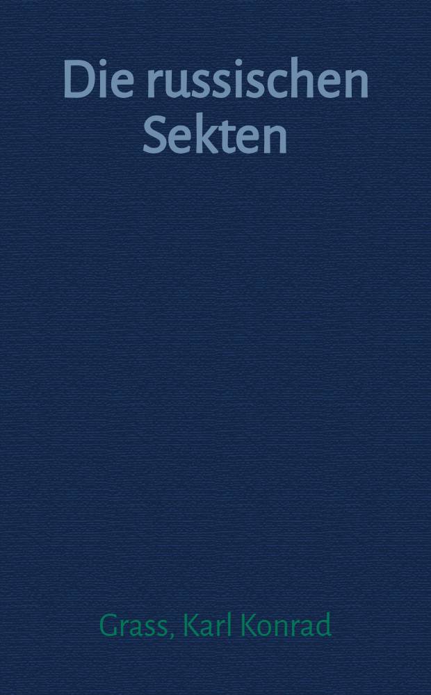 Die russischen Sekten