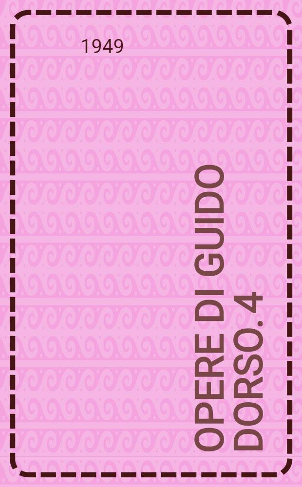 Opere di Guido Dorso. 4 : L'occasione storica