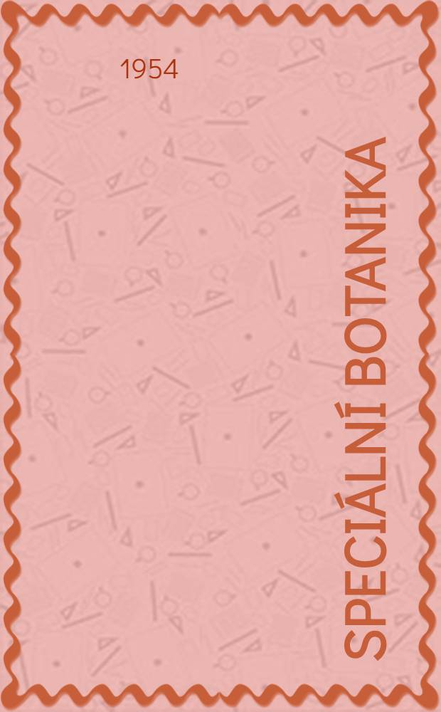 Speciální botanika